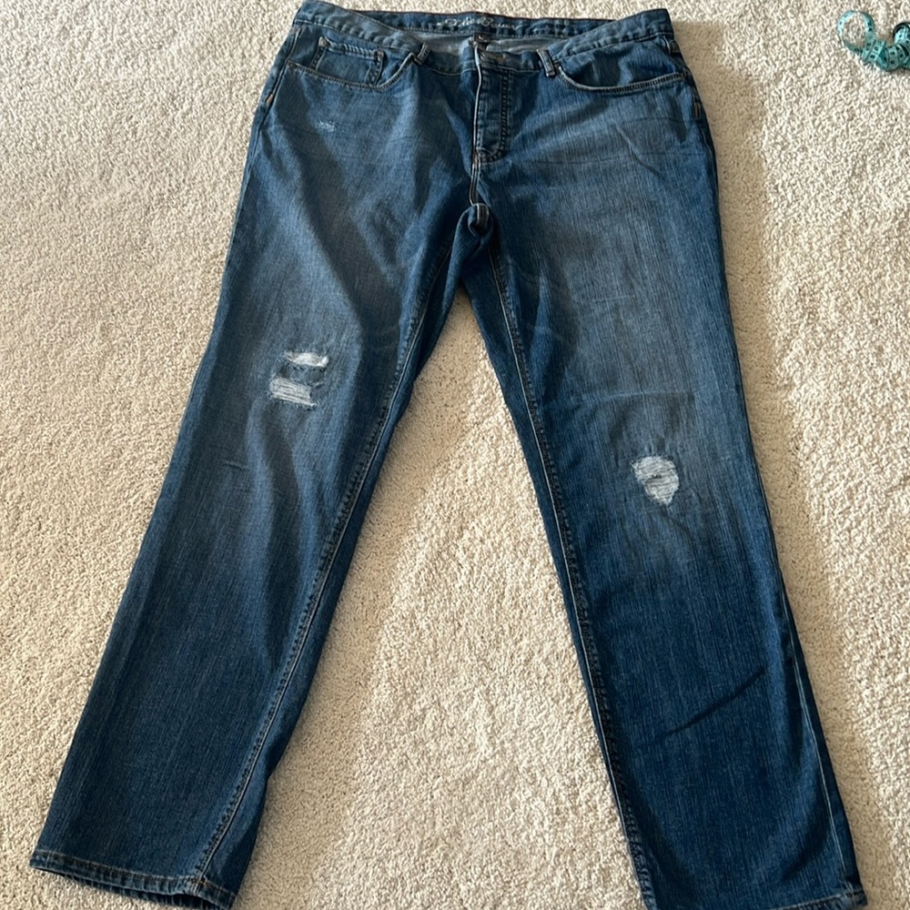 Eddie Bauer Boyfriend Relaxed Jeans, size 16